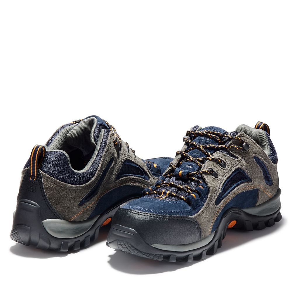 Timberland Mens Work Shoes PRO® Mudsill Steel Toe - Grey/Blue - India XM4013256